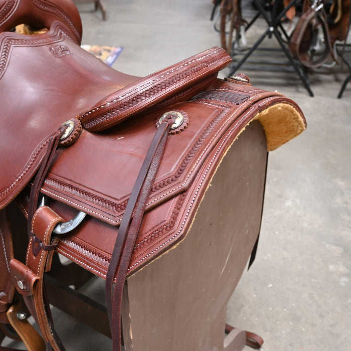15" DEMO JEFF SMITH BEAU GALYEAN CUTTING SADDLE