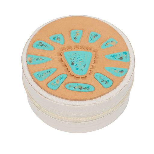 McIntire Turquoise Squash Jewelry Case WOMEN - Accessories - Handbags - Clutches & Pouches McIntire Saddlery