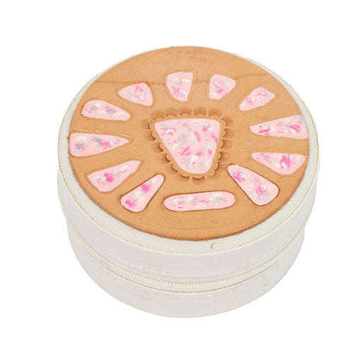 McIntire Saddlery Light Pink Squash Jewelry Case WOMEN - Accessories - Handbags - Clutches & Pouches McIntire Saddlery