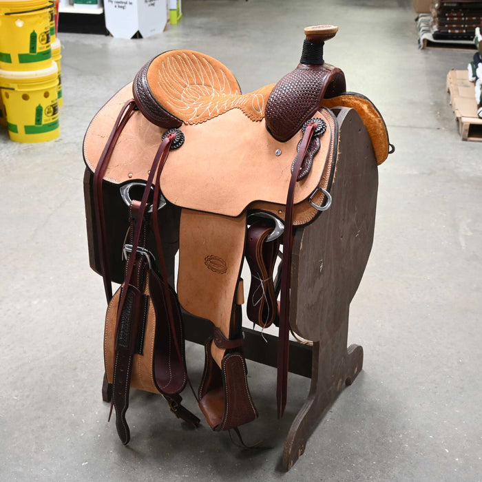 13" TESKEY'S TEAM ROPING SADDLE