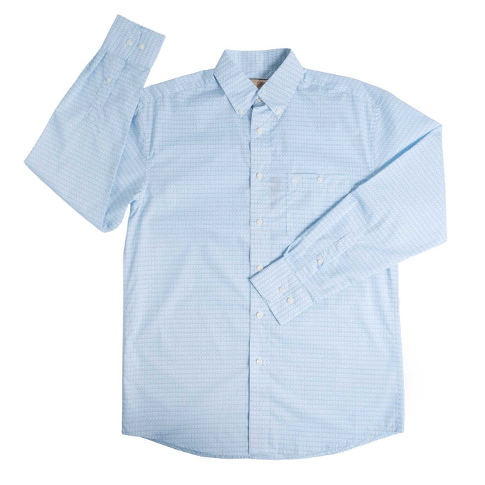 Wrangler Men's Geo Print Button Down Shirt