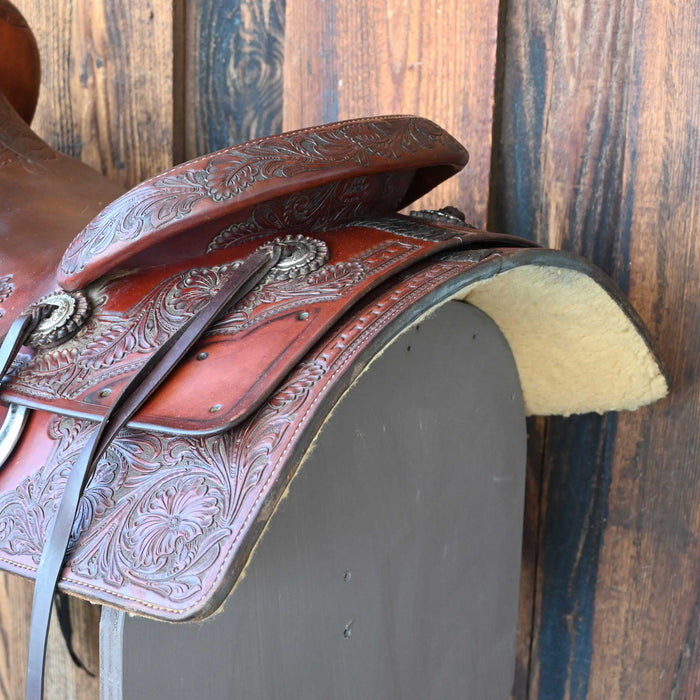 17" USED JOEY JEMISON CUTTING SADDLE