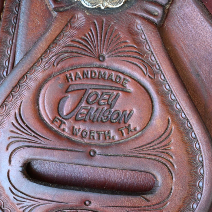17" USED JOEY JEMISON CUTTING SADDLE