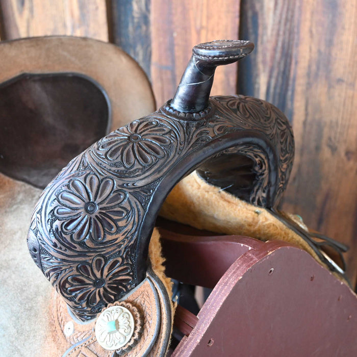 13" USED JOSH ANDREWS BARREL SADDLE