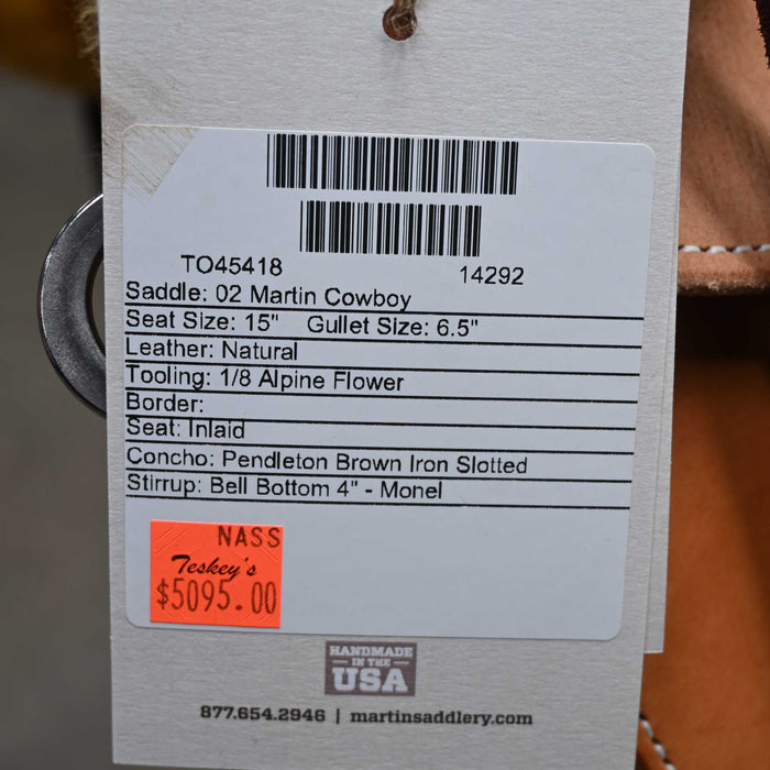 15" MARTIN COWBOY SADDLE