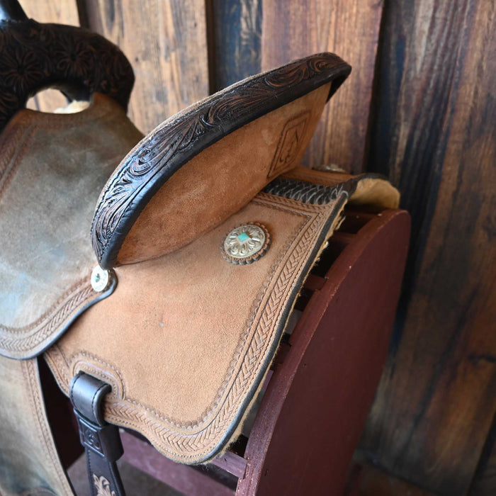 13" USED JOSH ANDREWS BARREL SADDLE