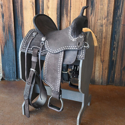 14" SEVEN PLATINUM BARREL SADDLE Saddles - New Seven Saddle