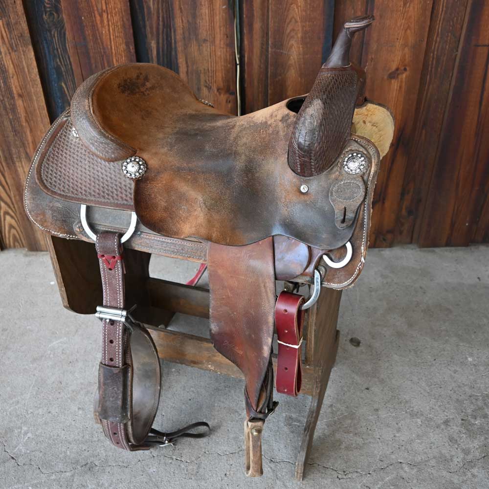 17" USED PILAND CUTTING SADDLE Saddles Piland   