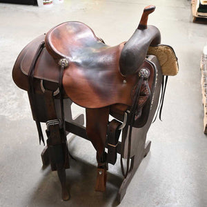 16" USED JEFF SMITH CUTTING SADDLE Saddles Jeff Smith