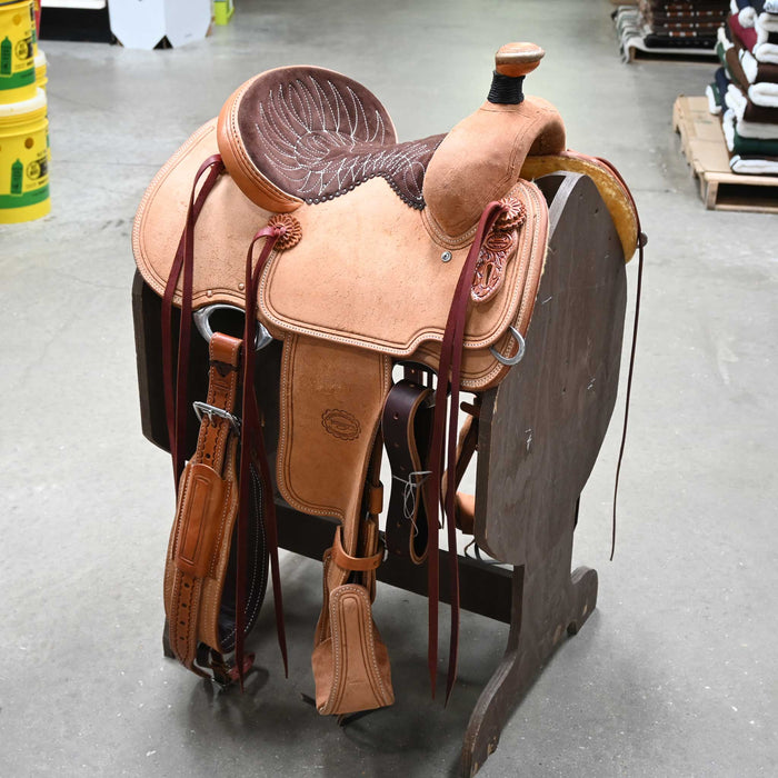 12.5" TESKEY'S CALF ROPING SADDLE