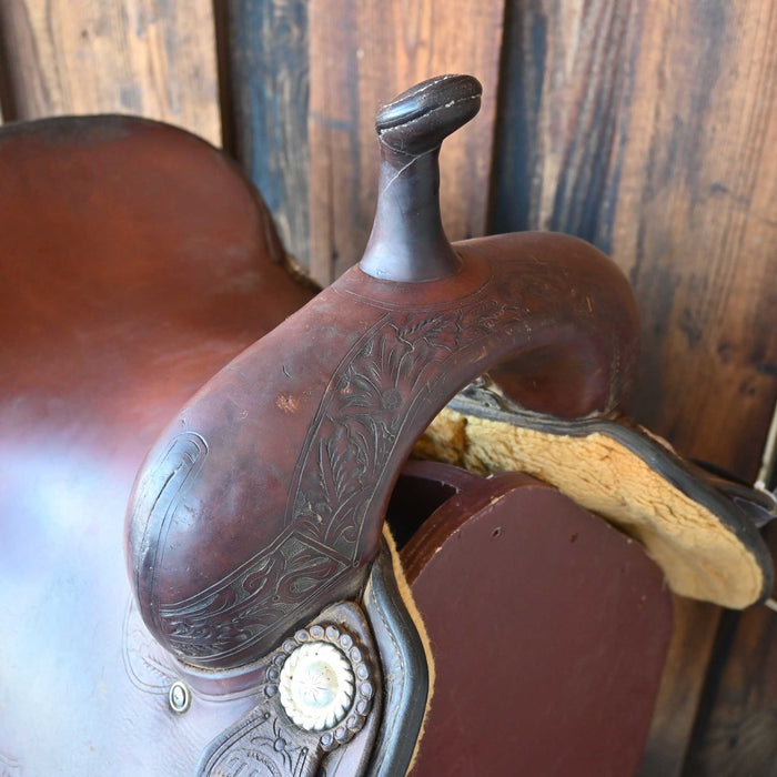 15.5" USED M.L LEDDY CUTTING SADDLE