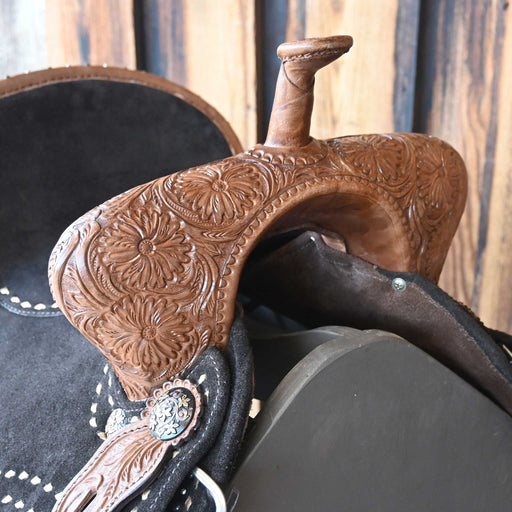 14.5" SEVEN LIGHTWEIGHT (WOOD TREE) BARREL SADDLE Saddles - New Seven Saddle