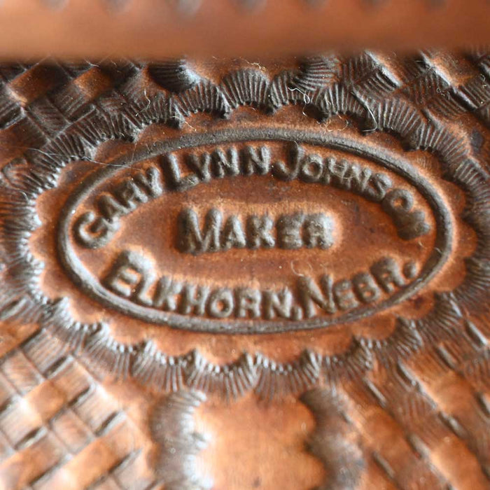 14.5" USED GARY LYNN JOHNSON ROPING SADDLE Saddles - Used Gary Lynn Johnson