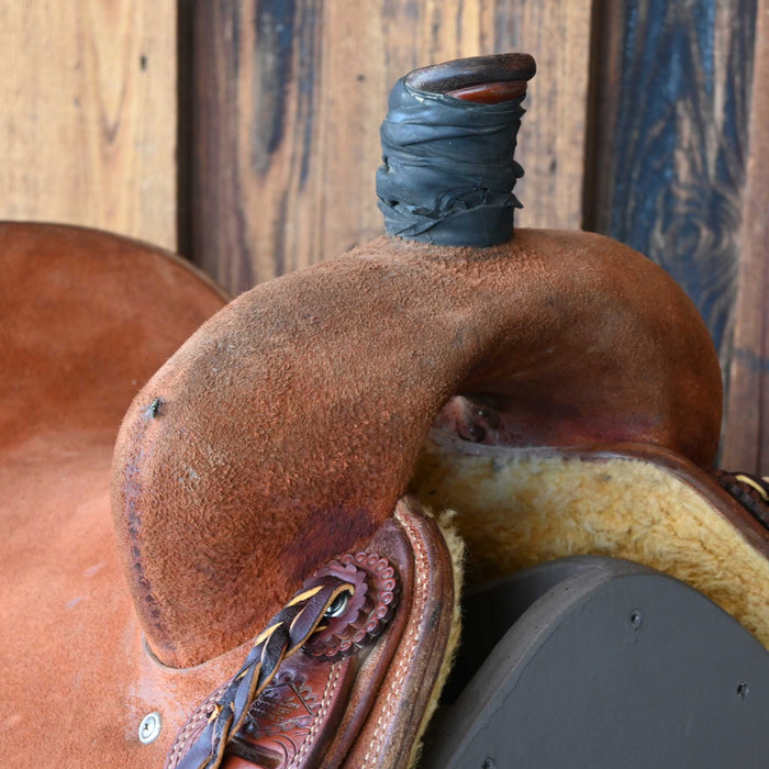 15" USED LUKE LANE RANCH CUTTER SADDLE