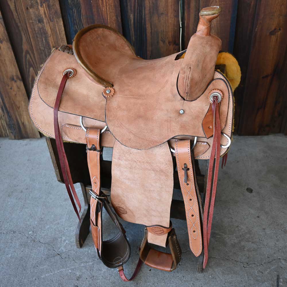 14.5" BRAZOS RIVER RANCH SADDLE Saddles Brazos River Saddlery   