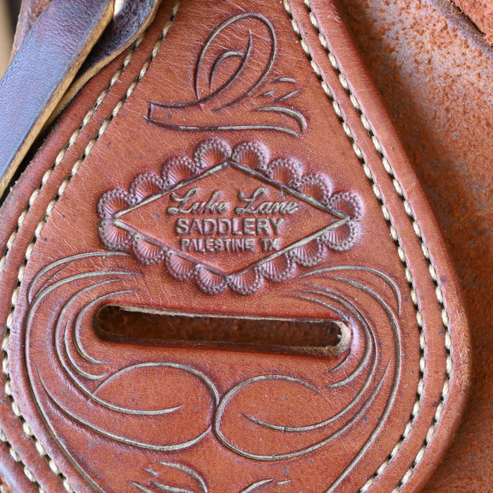 15" USED LUKE LANE RANCH CUTTER SADDLE