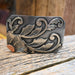 Turtle Jones Silver Mounted w/ Swirl Flower Motif Belt Buckle ACCESSORIES - Additional Accessories - Buckles Turtle Jones