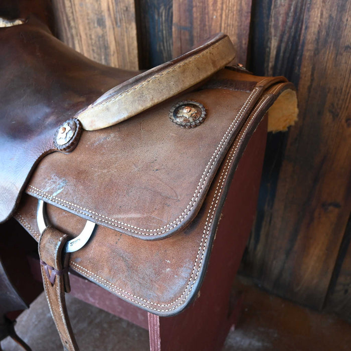 16" JEFF SMITH BUSTER WELCH CUTTING SADDLE