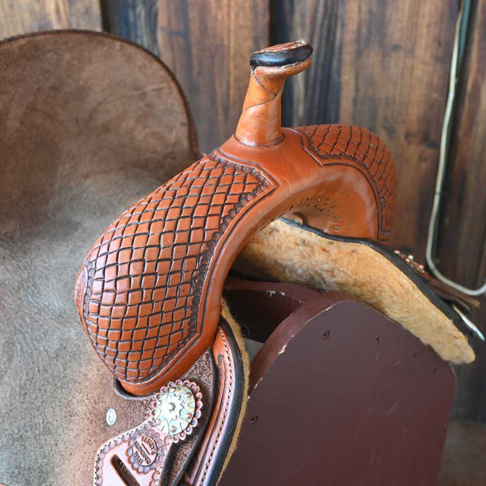 14" USED TESKEY'S BARREL SADDLE