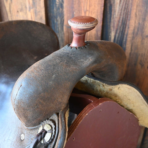 15" USED JEFF SMITH BUSTER WELCH RANCH CUTTER SADDLE Saddles - Used Jeff Smith