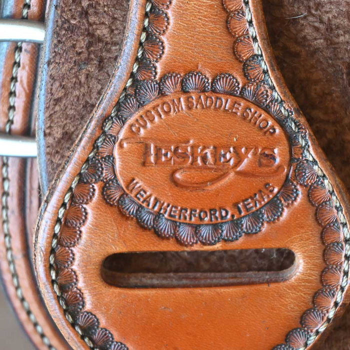 14" USED TESKEY'S BARREL SADDLE