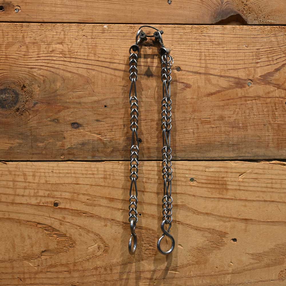 J. Rice 10.5" GrayCoil Link Rein Chains RC015 Tack - Reins J. Rice   