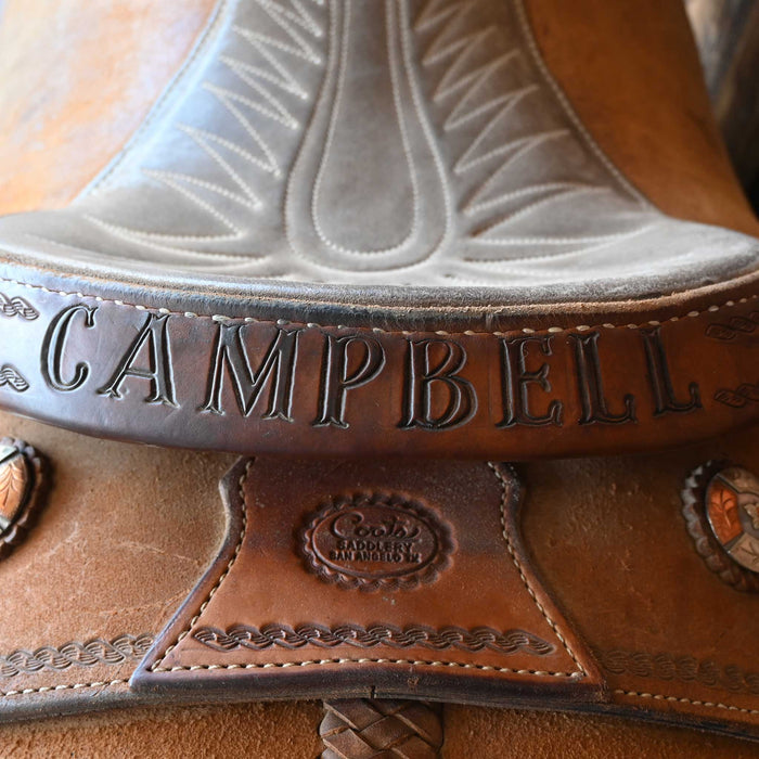 14.5" USED COATS TEAM ROPING SADDLE