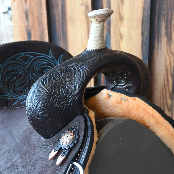 14.5" CIRCLE Y JOSEY-MITCHELL ULTIMATE CASH BARREL SADDLE