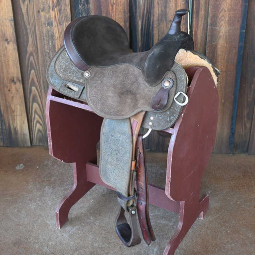 14.5" USED CIRCLE Y MARTHA JOSEY ULTIMATE BARREL SADDLE Saddles - Used Circle Y Saddlery