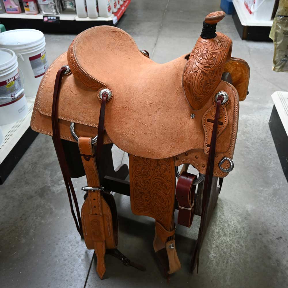 15.5" TRENT WARD RANCH SADDLE Saddles Trent Ward   