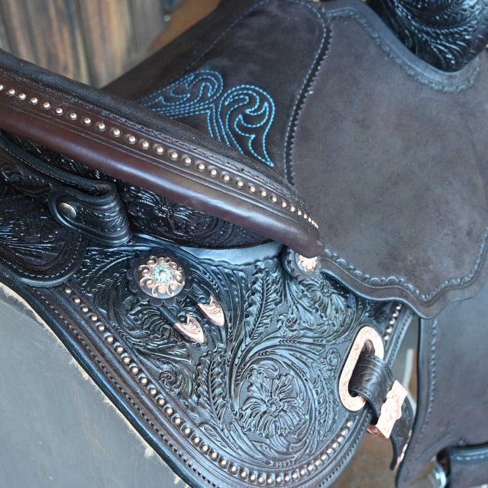 14.5" CIRCLE Y JOSEY-MITCHELL ULTIMATE CASH BARREL SADDLE