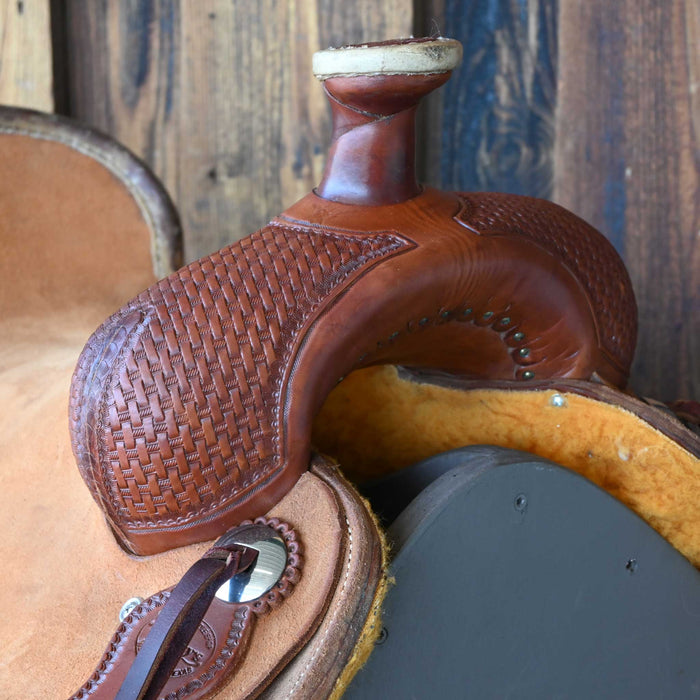 17.5" USED TESKEY'S RANCH SADDLE