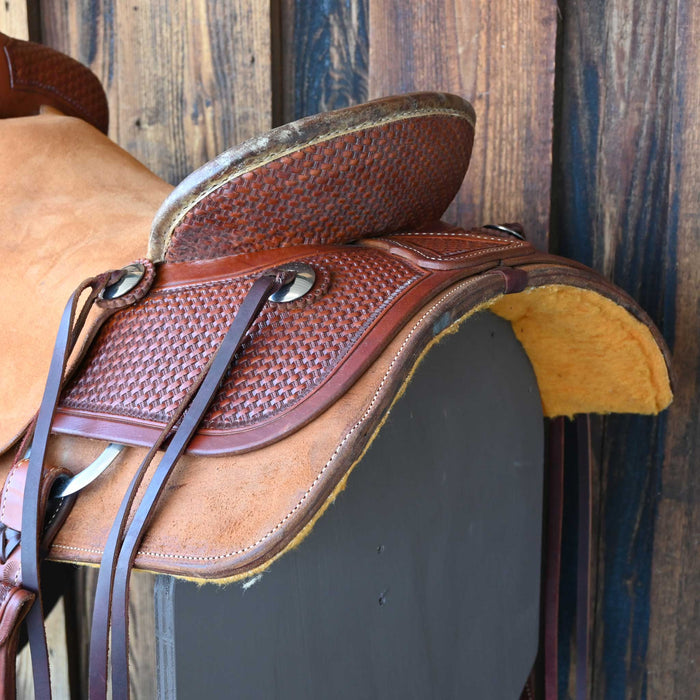 17.5" USED TESKEY'S RANCH SADDLE