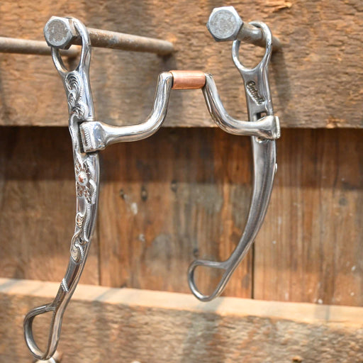 Cutrell Silver Mounted Hinge Port Bit Tack - Bits Cutrell