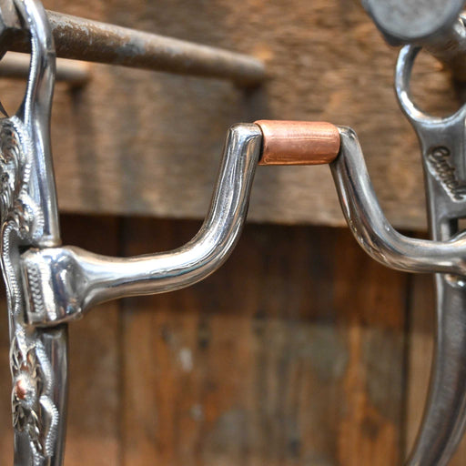 Cutrell Silver Mounted Hinge Port Bit Tack - Bits Cutrell