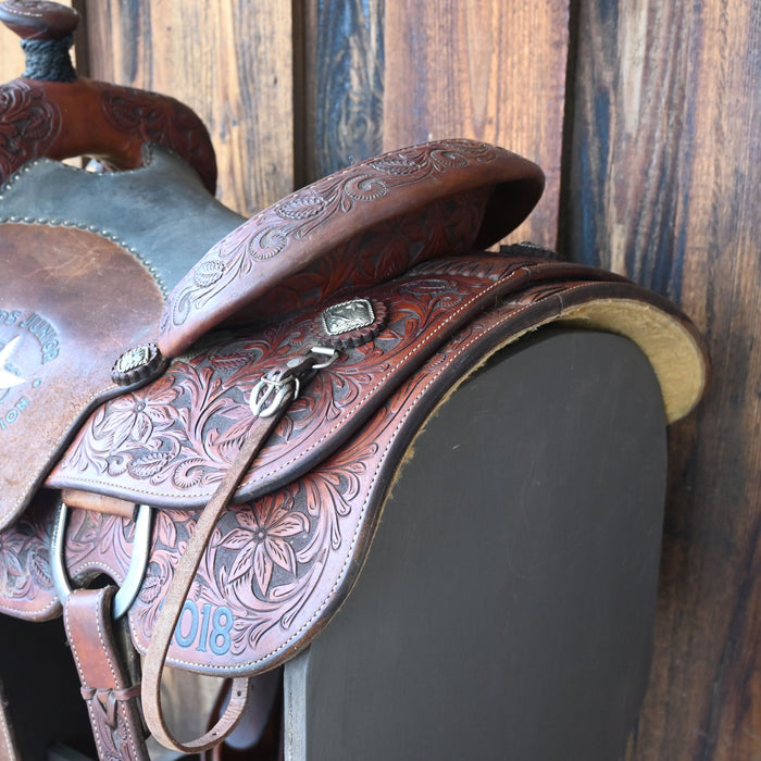 14" USED MARTIN CALF ROPING SADDLE Saddles - Used Martin Saddlery