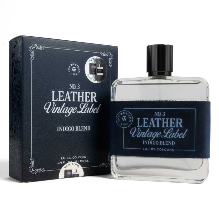 Leather Small Batch No. 3 Indigo Blend Cologne, 3.4oz