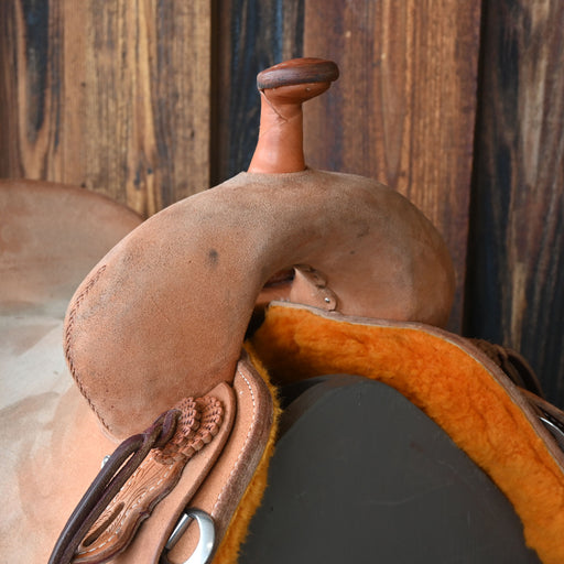 16" USED AUSTIN VALIMONT RANCH CUTTER SADDLE Saddles - Used Austin Valimont