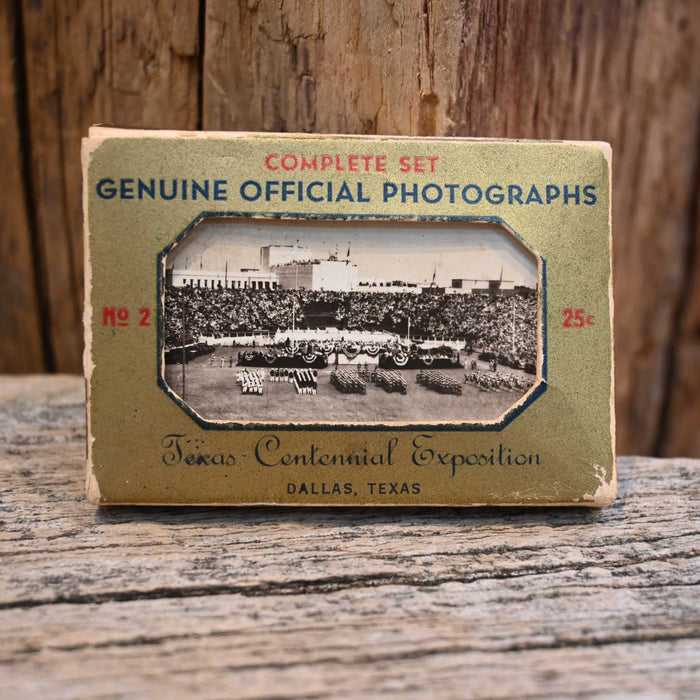 1936 Texas Centennial of Texas Exposition Souvenir Box Set of Photographs Collectibles MISC