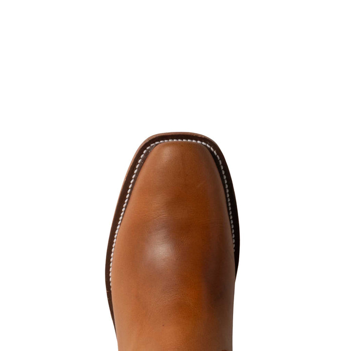 Rios of Mercedes Men's Cutter Toe Tan/Navy Waxy Western Boot
