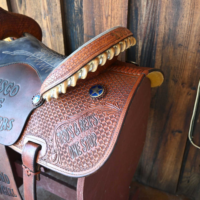 14" USED COWBOY CLASSIC BARREL SADDLE