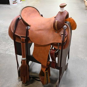 16" TESKEY'S RANCH ASSOCIATION SADDLE Saddles TESKEY'S SADDLERY LLC