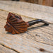Hand Carved Briar Wood Indian Head Pipe Collectibles misc
