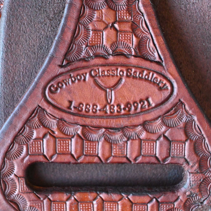 14" USED COWBOY CLASSIC BARREL SADDLE