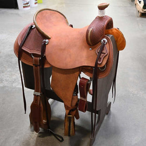 16" TESKEY'S RANCH ASSOCIATION SADDLE Saddles TESKEY'S SADDLERY LLC