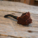 Hand Carved Briar Wood Indian Head Pipe Collectibles misc