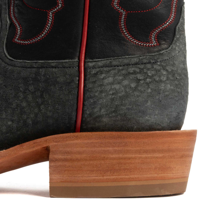 Rios of Mercedes Men's Cutter Toe Grey Carpincho Boot