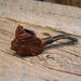 Hand Carved Briar Wood Indian Head Pipe Collectibles misc