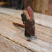 Hand Carved Wood Indian Head Pipe Collectibles misc