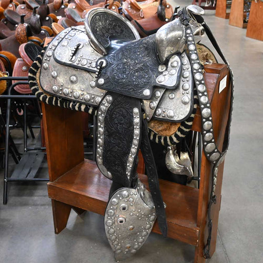 R.G Lester SIlver Mounted Parade Saddle Collectibles R.G Lester